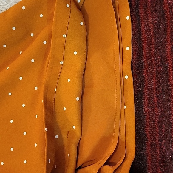 🧡 NWT Express × Ladygang Orange and Polka Dot Romper 🧡 - Picture 8 of 14